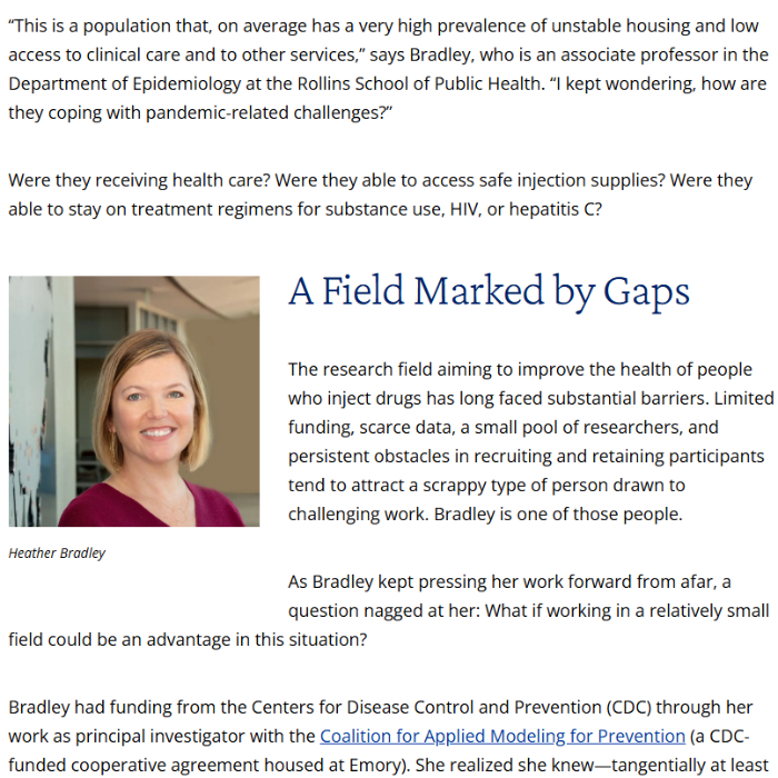 CAMP Featured in Rollins School of Public Health News & Stories