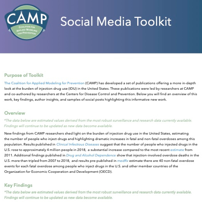 Burden of Injection Drug Use: Media Toolkit